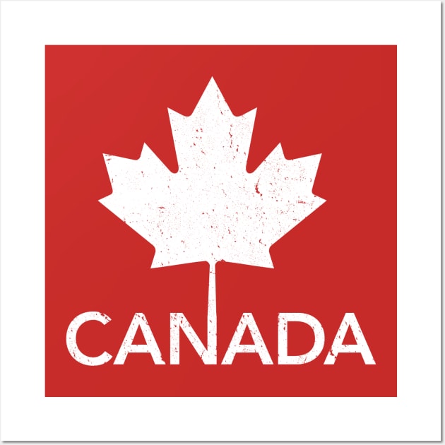 Canada Maple Flag Wall Art by vladocar